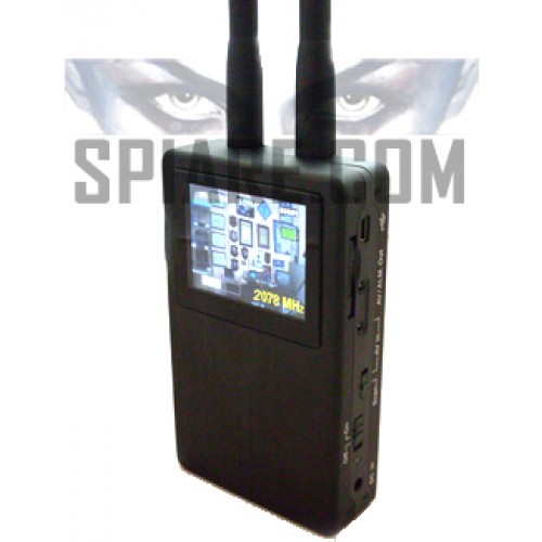 Rilevatore Microspie 6,5 GHz, con led e vibrazione, per telecamere nascoste,  ambientali e telefoniche, gsm, localizzatori satellitari, cellulari spia